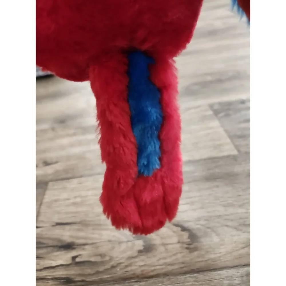 Scarlet Macaw Parrot Bird Red soft plush toy 12 Inch Wild Republic Rain Forest